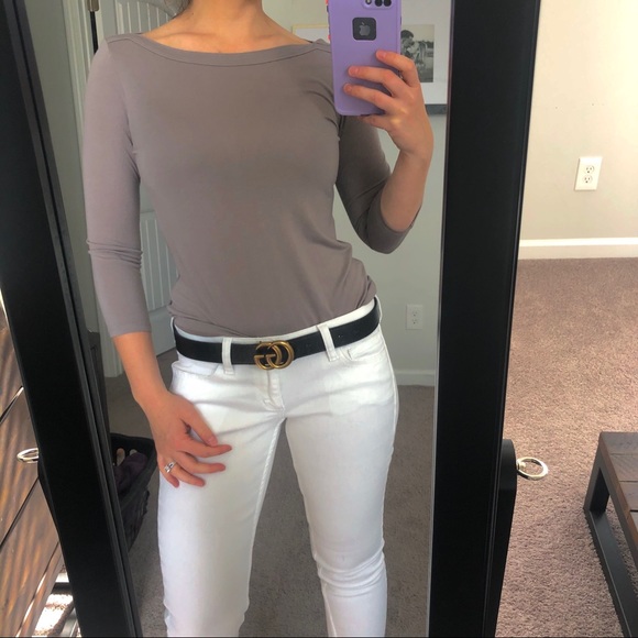 Gray Sophisticated Dress Blouse